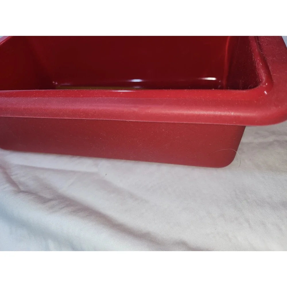 Crofton Silicone Loaf Pan, Red, NWOT